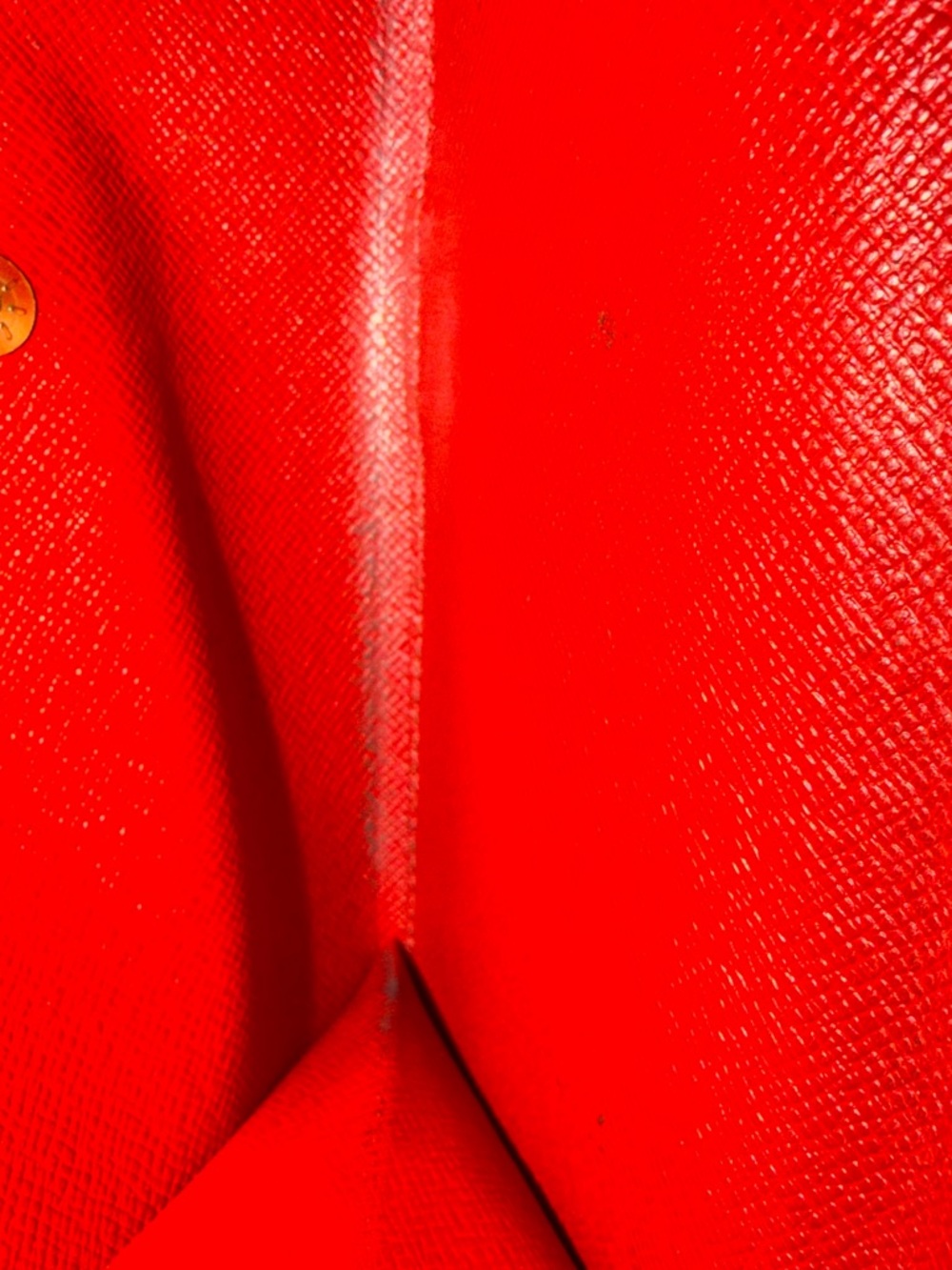 Louis Vuitton Epi Sac Triangle bag w/ matching wallet. Very unique bag. - Picture 12 of 14